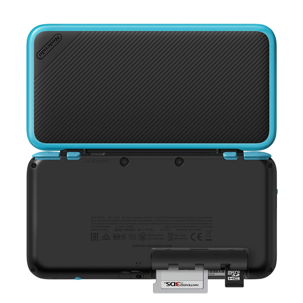 New Nintendo 2DS XL Black and Turquoise Nintendo 3Ds